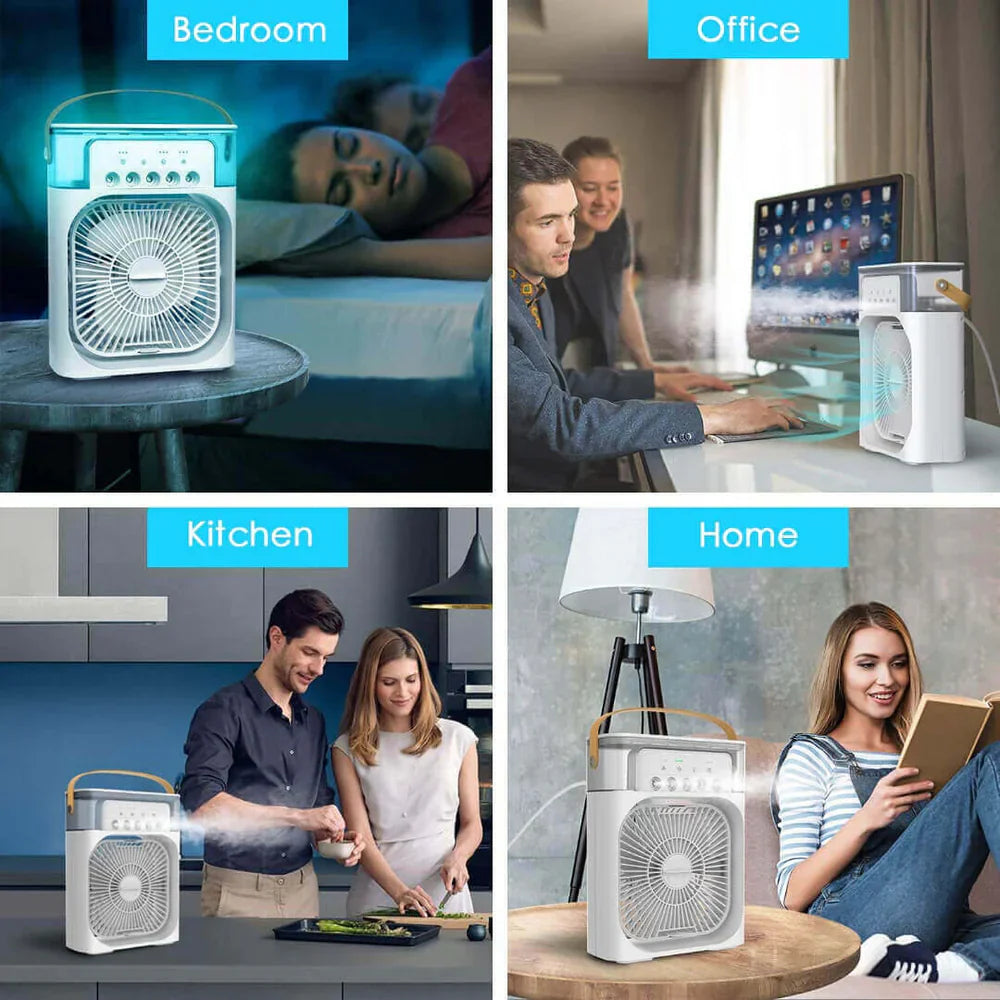 Chill Anywhere! ❄️ Portable Air Cooler Fan