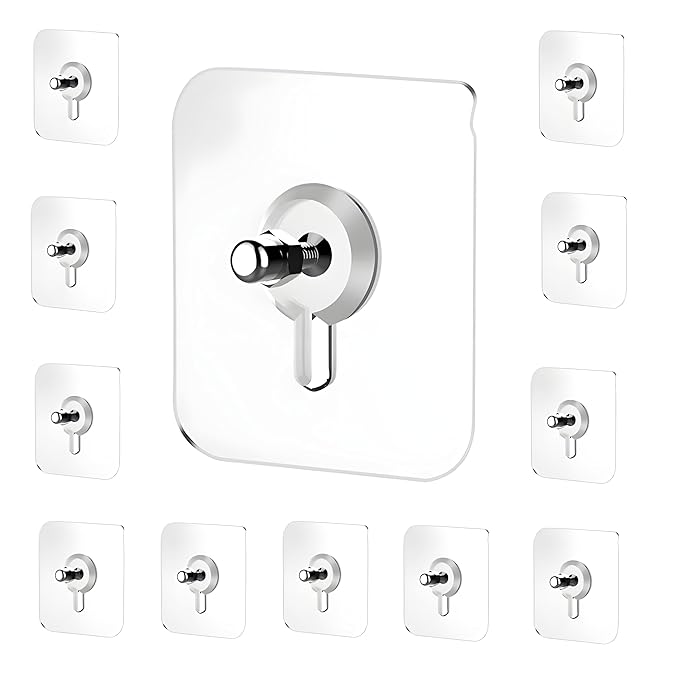 Wall Mount Screw Hooks for Kitchen Bathroom Bedroom Living Room