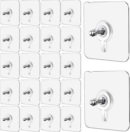 Wall Mount Screw Hooks for Kitchen Bathroom Bedroom Living Room