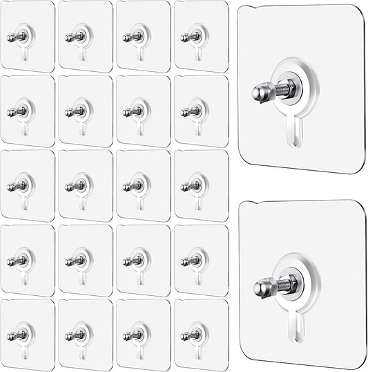 Wall Mount Screw Hooks for Kitchen Bathroom Bedroom Living Room