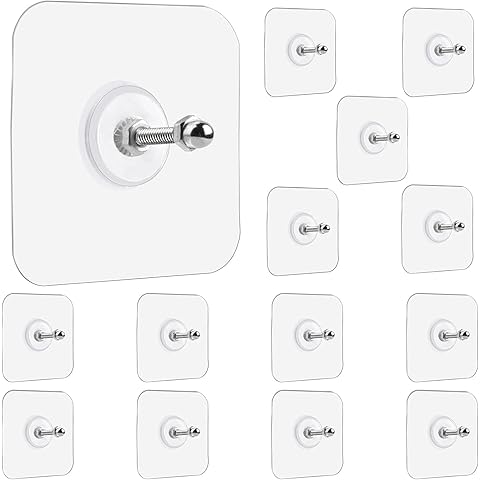 Wall Mount Screw Hooks for Kitchen Bathroom Bedroom Living Room