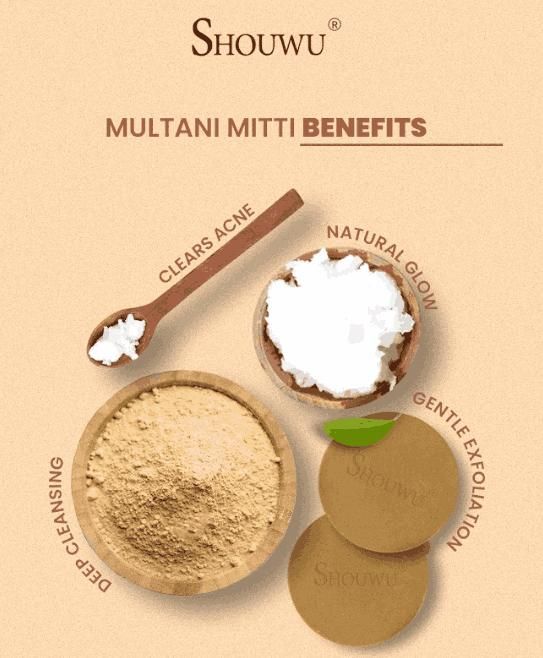 Shoumu Multani Mitti Glycerin Soap 100g