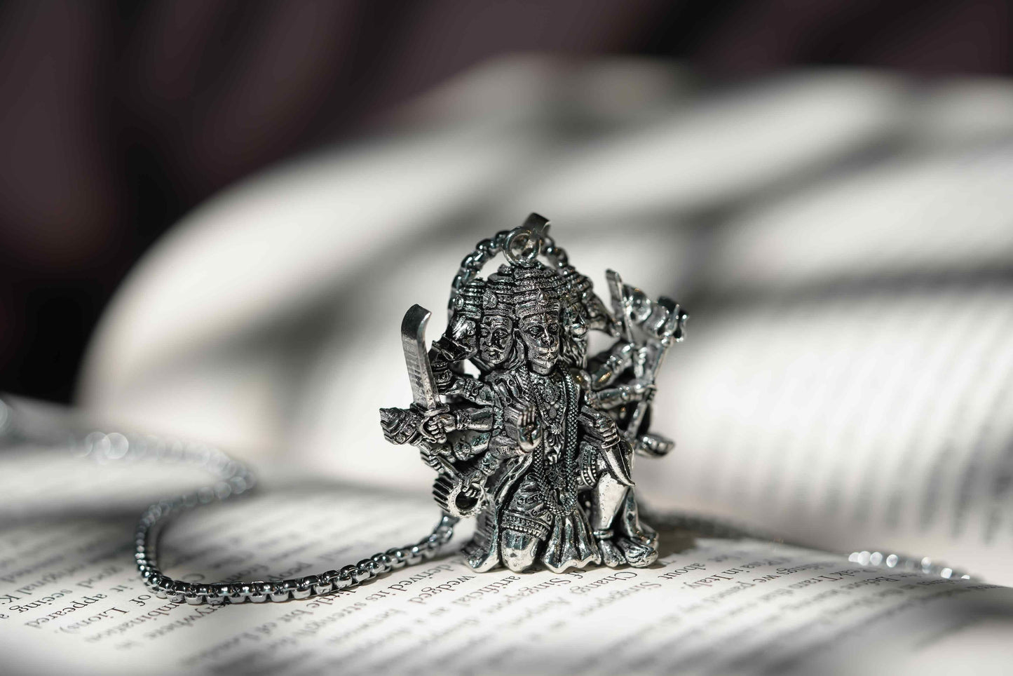 Panchamukhi Hanuman Pendant With Chain